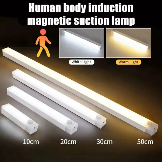 Barra luz led 30cm (blanco cálido) con sensor de movimiento y carga USB