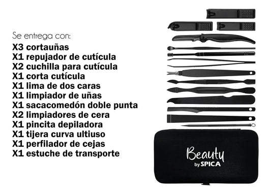Set manicura - 16 piezas
