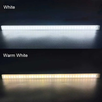 Barra luz led 50cm (blanco frío) con sensor de movimiento y carga USB.