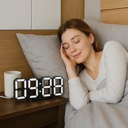Reloj digital 3D