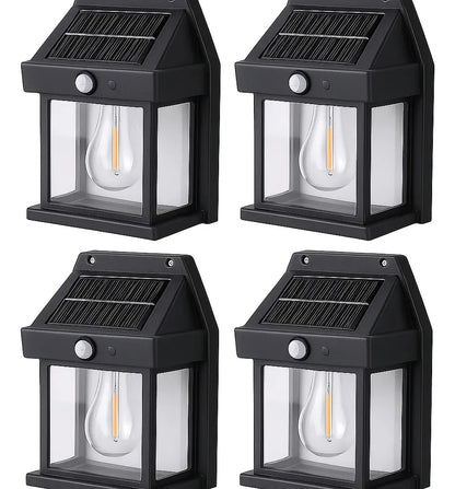 Farol luz led solar. Apto Exterior con sensor de movimiento