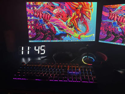 Reloj digital 3D