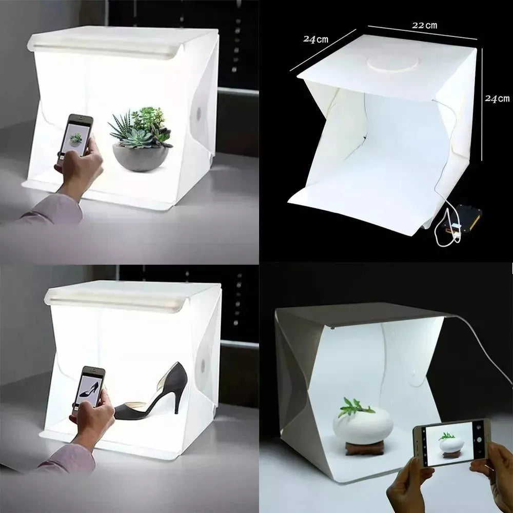 Caja fotográfica estudio luz led