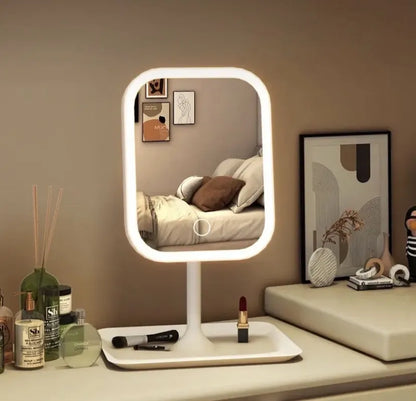 Espejo con luz led regulable - carga USB