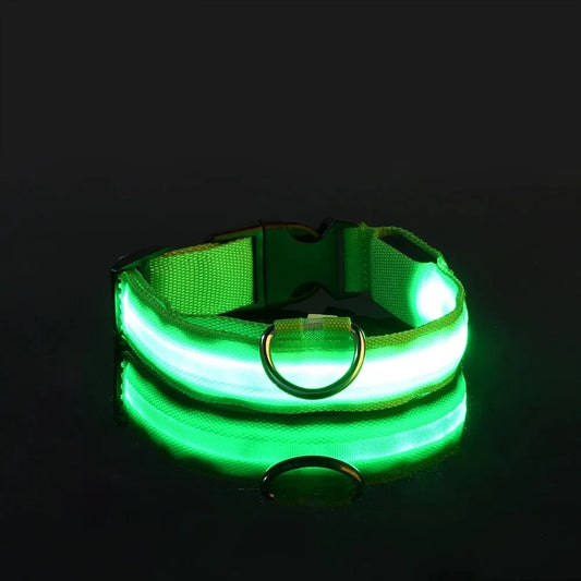 Collar luz led con carga USB