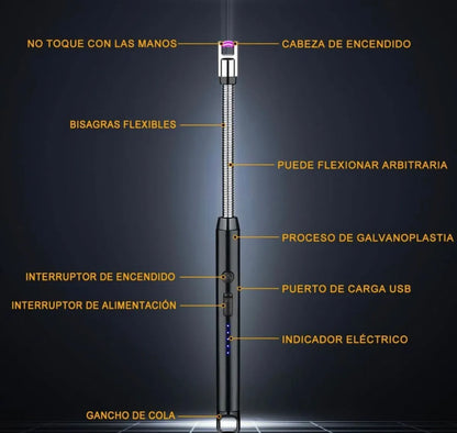 Encendedor eléctrico - carga USB