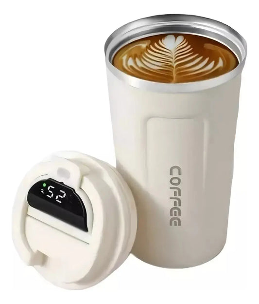 Vaso térmico de acero inoxidable + sensor de temperatura