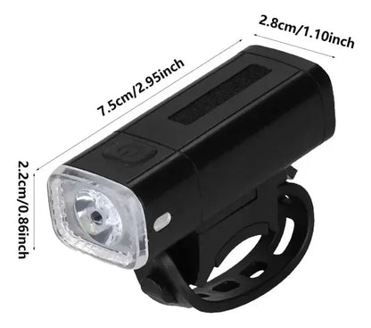 Luz led delantera para bicicleta