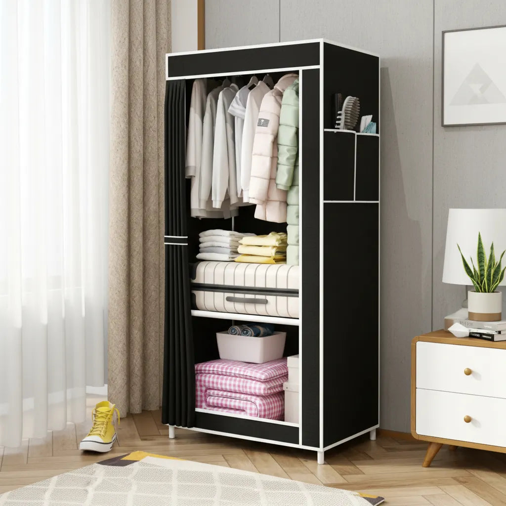 Armario organizador portátil - NEGRO -