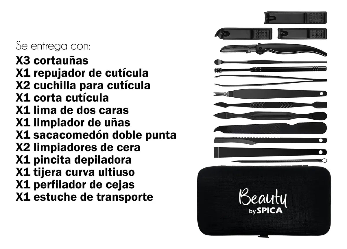 Set manicura - 16 piezas