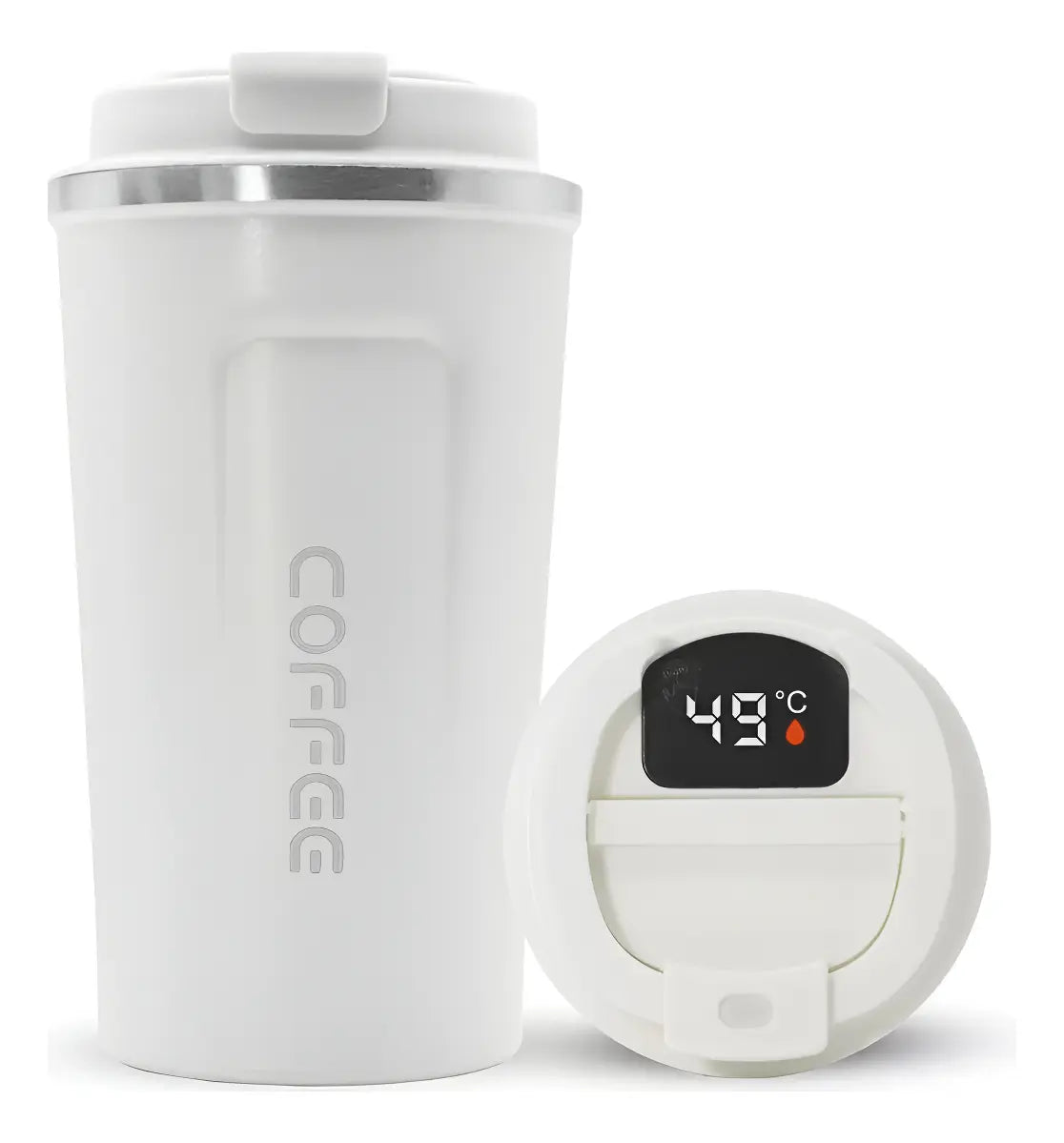 Vaso térmico de acero inoxidable + sensor de temperatura