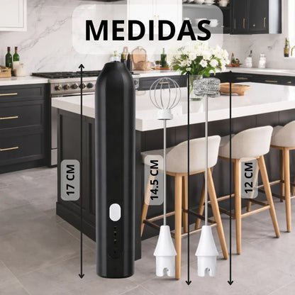 Batidor espumador - carga USB