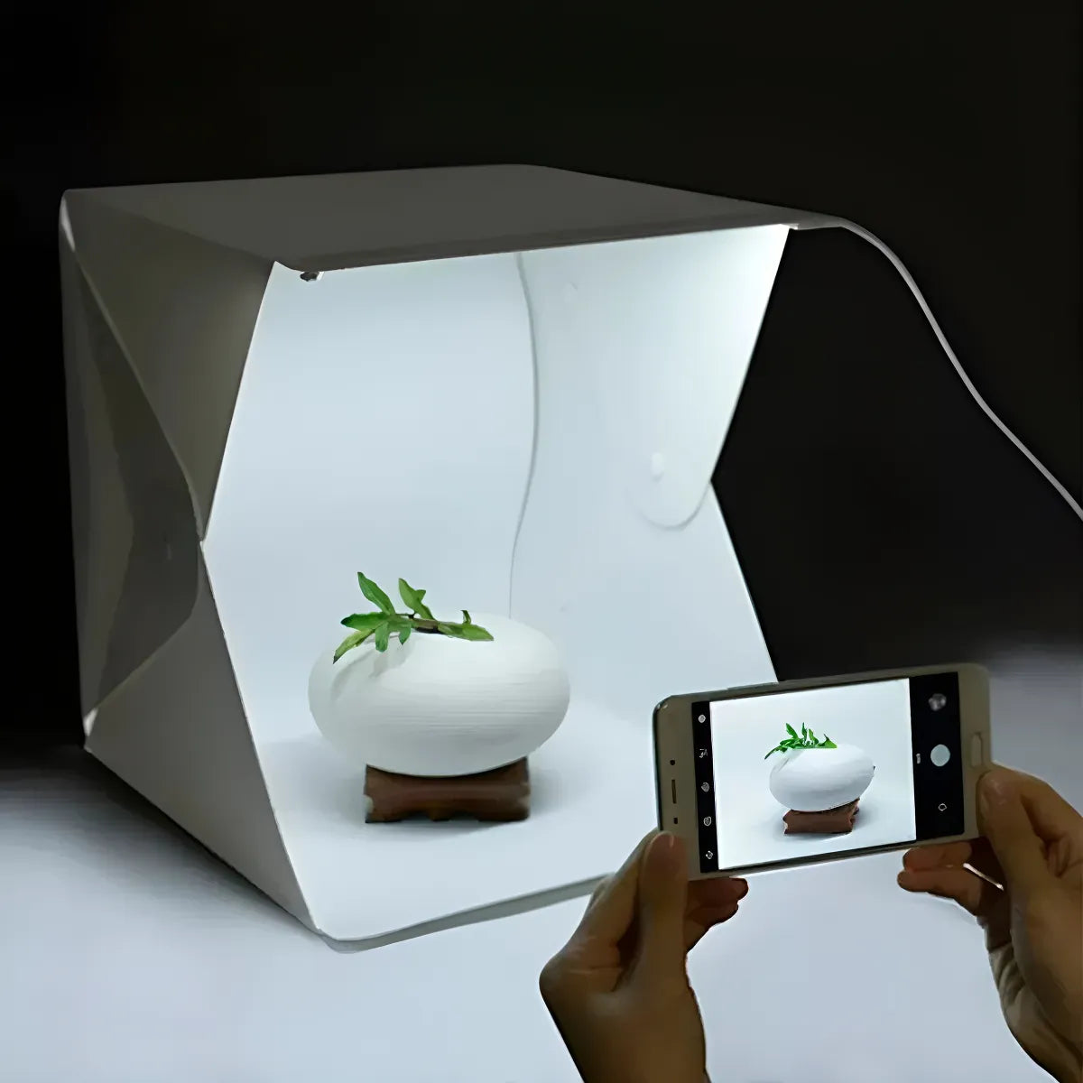 Caja fotográfica estudio luz led