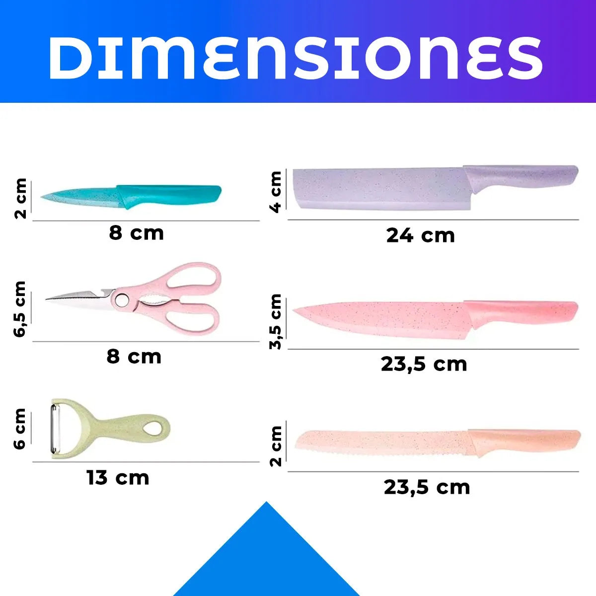 Juego de cocina x 6 unidades