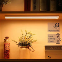 Barra luz led 30cm (blanco cálido) con sensor de movimiento y carga USB