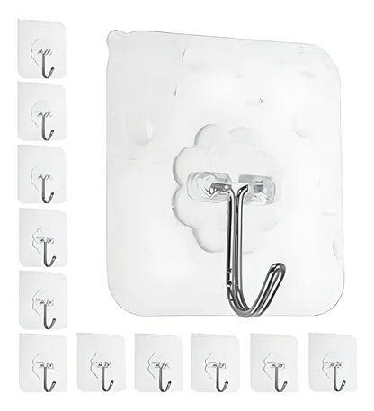 Percha gancho autoadhesivo - Resiste hasta 3kg