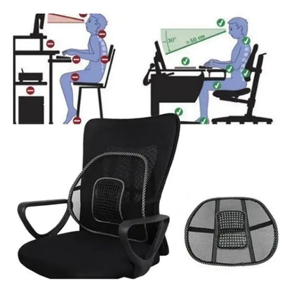 Respaldo lumbar ergonómico