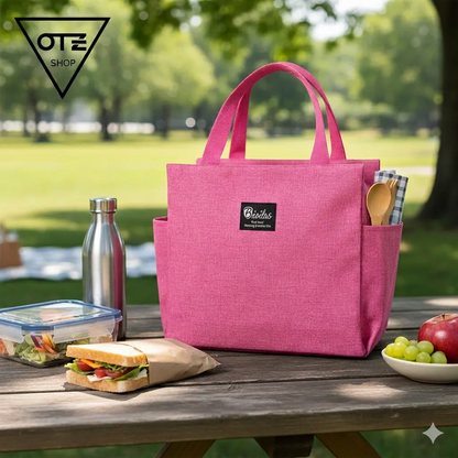 Bolsa térmica - lonchera - ROSA -