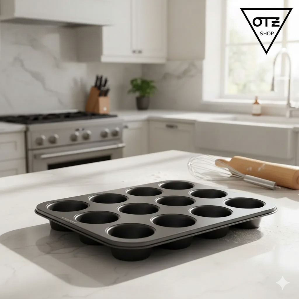 Molde repostería 12 Ranuras - Muffins