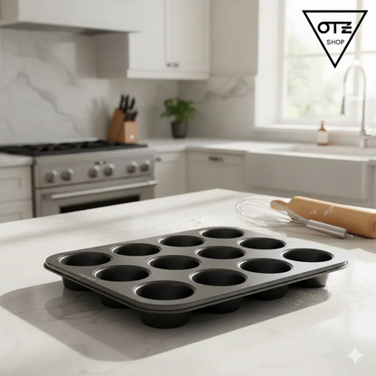 Molde repostería 12 Ranuras - Muffins