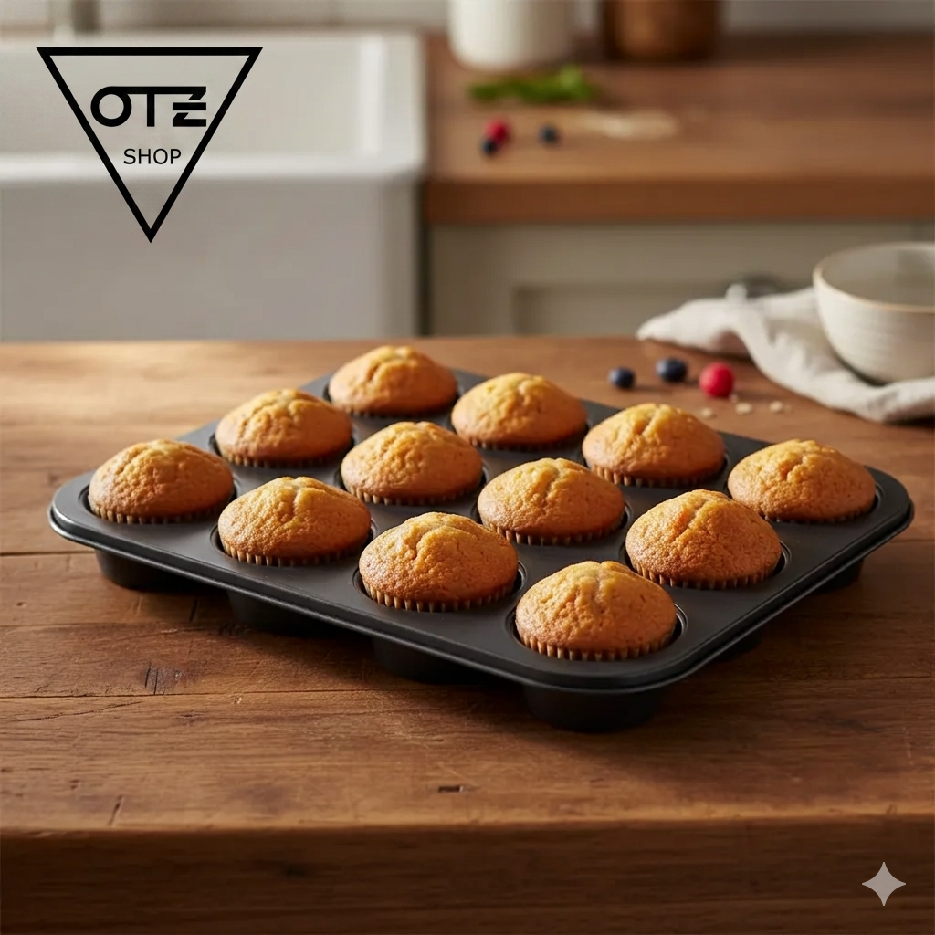 Molde repostería 12 Ranuras - Muffins